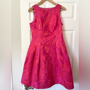 Pink flare 6 Rickie Freeman Teri Jon dress, formal party flare